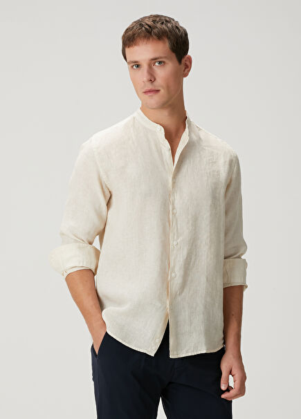 Ecru Linen Shirt