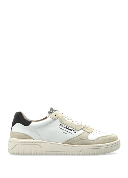 White Men's Leather Sneakers