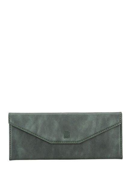 Smart Glasses Yeşil Deri Gözlük Kılıfı