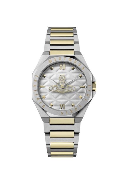 VV344SWSG Gold Color Silver Steel Women's Wristwatch