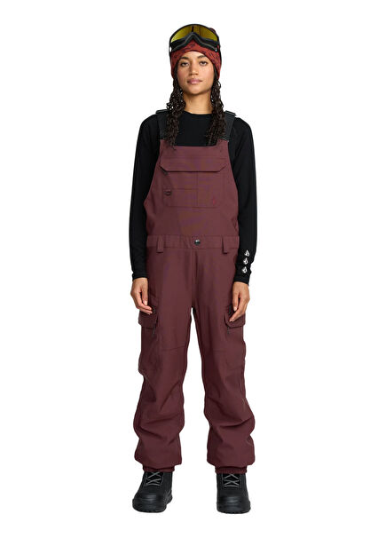Creston 3D Ox Burgundy Women's Snowboard Pants