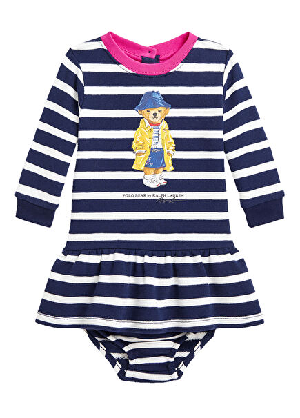 Çok Renkli Kız Bebek Elbise