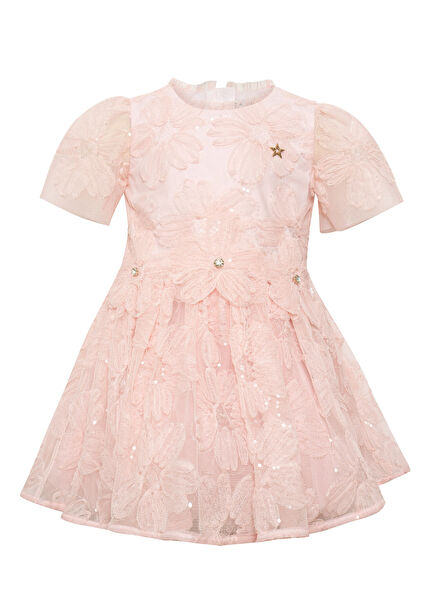 Gina Petite Pembe Kız Çocuk Elbise