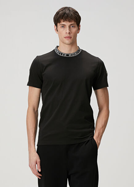 Black Logo Jacquard T-Shirt