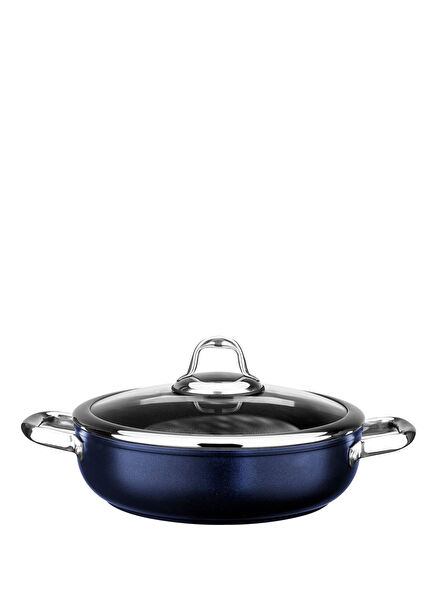 Master Titanium Blue Shallow Pot 26 cm
