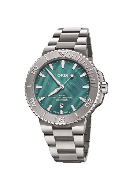 Aquis New York Harbor Limited Edition II Gri Çelik Erkek Kol Saati 01 733 7789 4187-Set