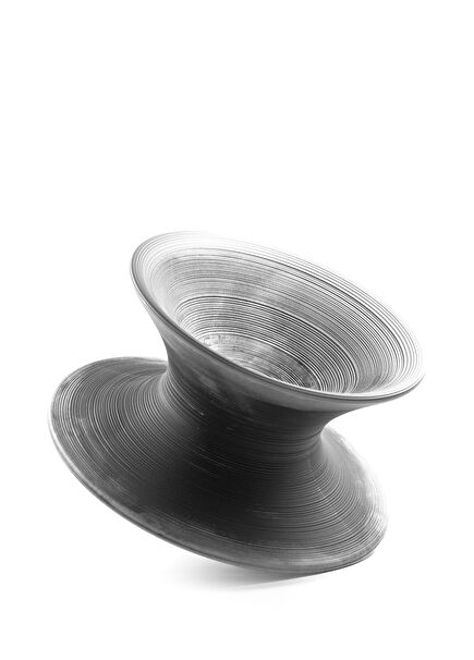 Spun Bicolour Gri Beyaz Bahçe Koltuğu