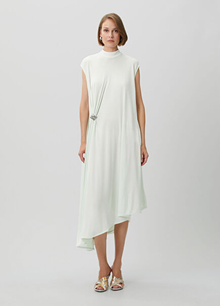 Light Green Asymmetrical Dress