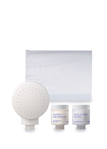 Shower Head Aromatherapy Capsule & Filter Bath Accessory Travel Kit