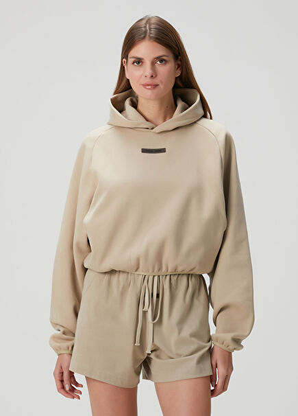 Beige Hoodie