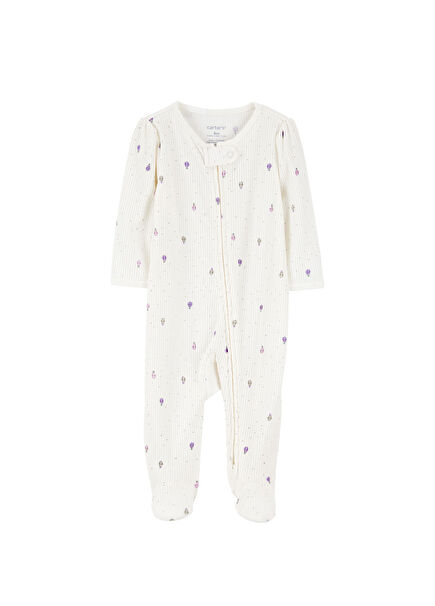 Ekru Kız Bebek Uyku Tulumu