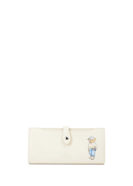 Cream Women's Leather Wallet