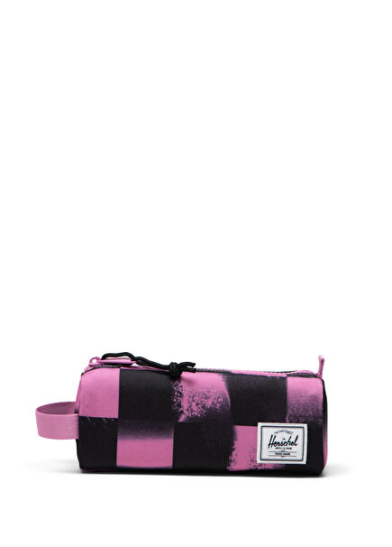 Settlement Black Pink Patterned Pencil Case