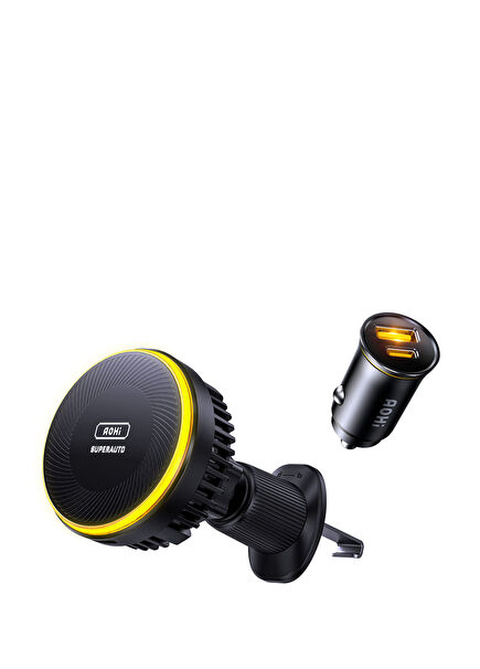 Superauto 65W Car Charging Self-Cooling Phone Holder