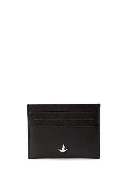 Black Men's Leather Card Holder