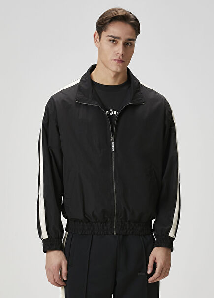 Classic Siyah Logo Detaylı Rüzgarlık