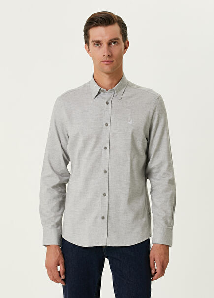 Comfort Fit Light Grey Shirt