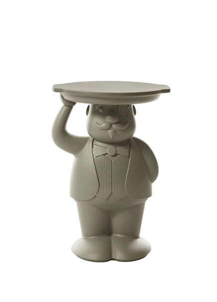 Ambrogio Grey Side Table