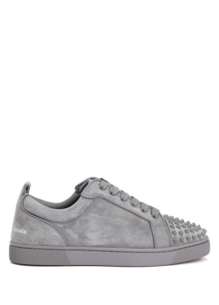 Louis JR Spikes Gri Erkek Süet Sneaker
