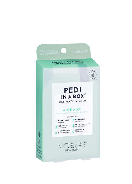 New York Pedi In A Box Ultimate Aloe Aloe 6-Step Pedicure Set
