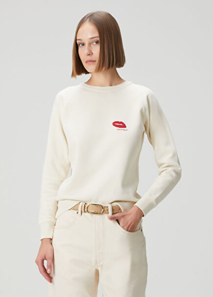 Millyny Ekru Sweatshirt