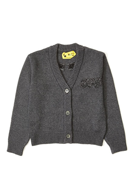 Grey Girl Wool Cardigan