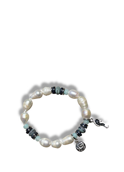 Doğal İnci Sedefli Kadın Bileklik