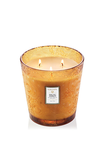 Baltic Amber Brown Candle