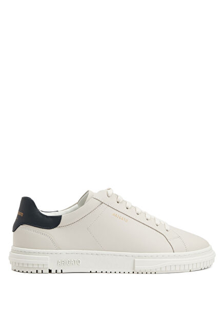 Atlas White Men's Leather Sneakers