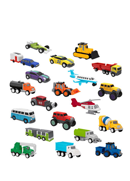 Mini Taşıtlar Oyuncak Araba Seti