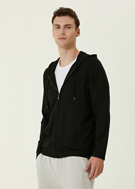 Black Hooded Sweatshirt