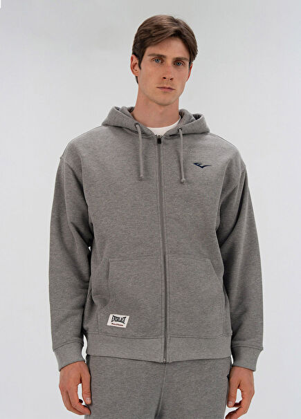 Heritage Champions Grey Zipper Unisex Sports Sweatshirt