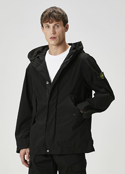 Black Hooded Parka