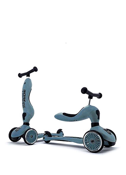 160629-96271 Highwaykick Steel Blue Child Scooter