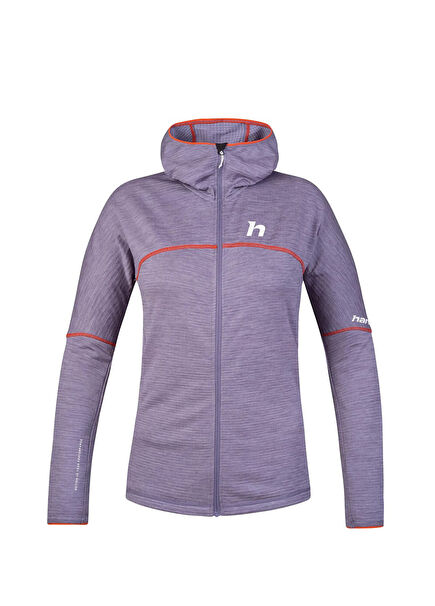 Meda Hoody Lavender Gray Mel Kadın Spor Sweatshirt