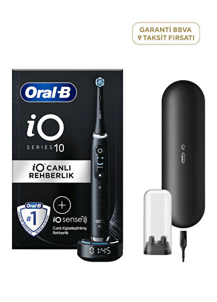 iO10 Kozmik Siyah Şarjlı/Elektrikli Diş Fırçası