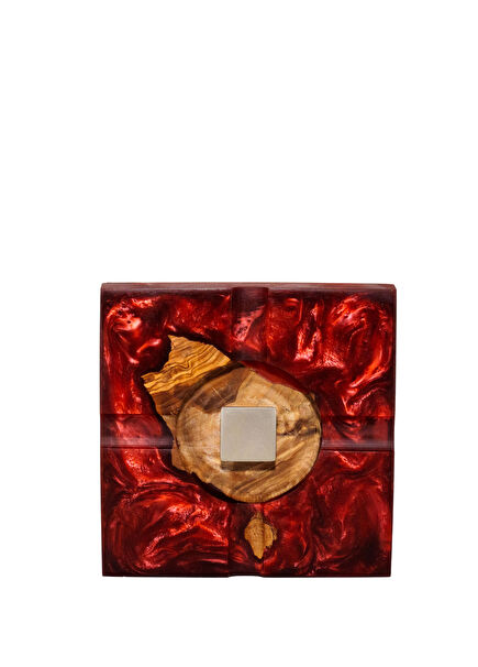 Marleen Burgundy Silver Accessory Decorative Ashtray