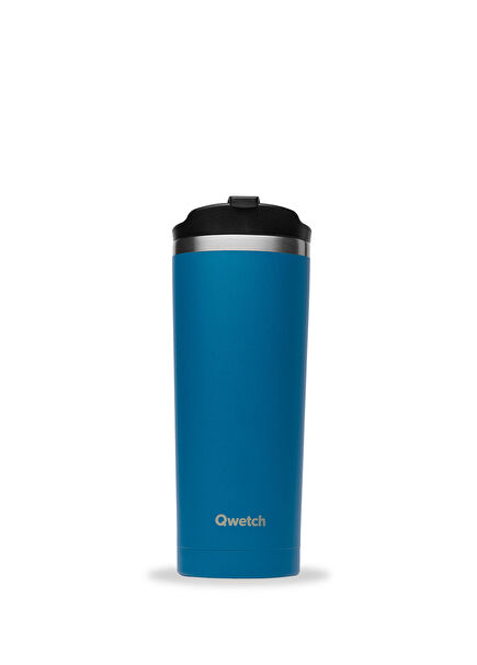 QM6096 Heat Insulated Blue Thermos Mug 470 ml