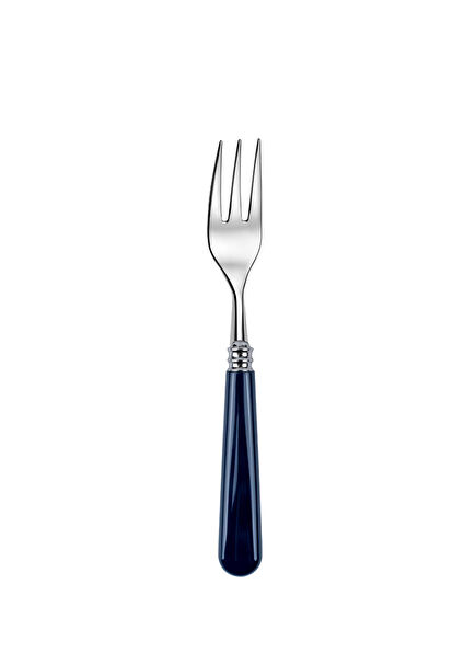 Helios Dark Blue Stainless Steel Small Dessert Fork