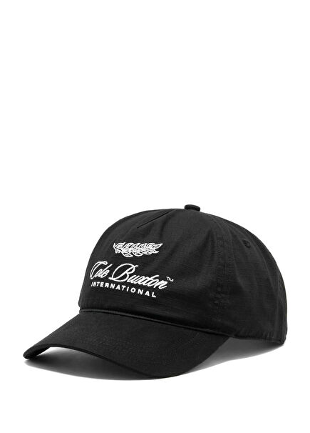 Black Logo Embroidered Men's Hat