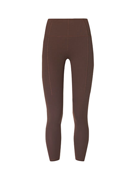 Super Soft 7/8 Kahverengi Kadın Sport Tayt