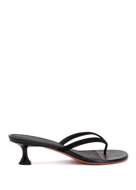 Juliette Black Women's Leather Slippers
