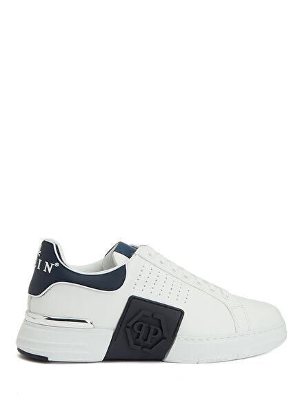 Beyaz Erkek Deri Sneaker