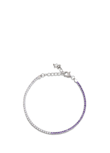 Maia 18K White Gold Plated 925Sterling Silver Women's Waterway Bracelet