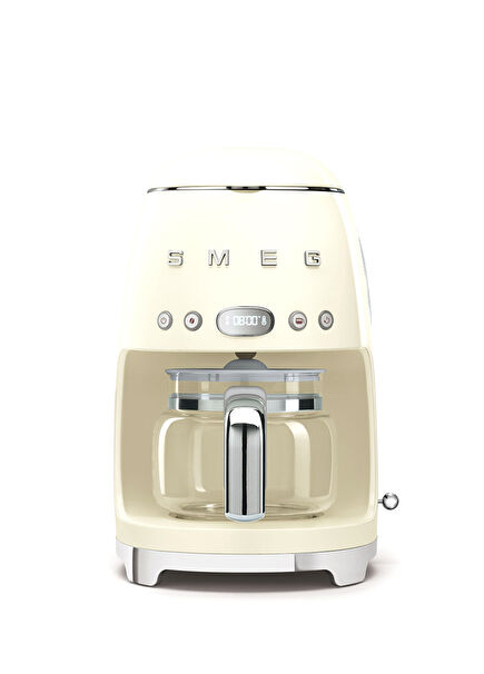 50s Retro Style Krem Filtre Kahve Makinesi