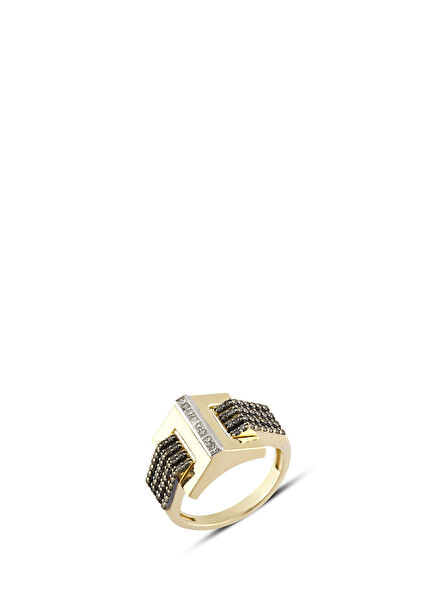 Tyra Pırlantalı Kadın Altın Yüzük