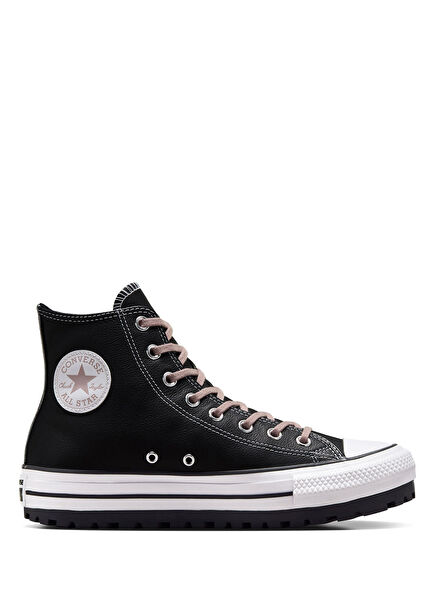 Chuck Taylor All Star City Trek Siyah Deri Unisex Bot