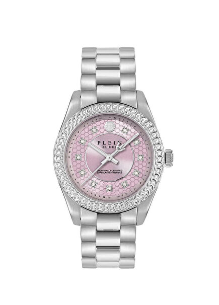 PW7FA0226 Queen Supreme Metalik Gri Çelik Kadın Kol Saati