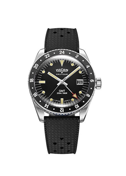 Skindiver Nautique GMT Black-Beige BAR200 Siyah Erkek Kol Saati