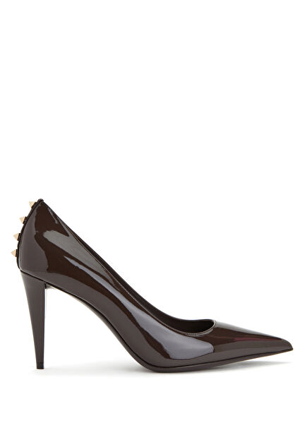 Rockstud Kahverengi Rugan Stiletto